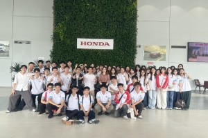 Tham quan nhà máy Công ty Honda Việt Nam – HÀNH TRÌNH KHÁM PHÁ MÔ HÌNH QUẢN TRỊ NHẬT BẢN CỦA SINH VIÊN K64 VIỆN VJCC 
